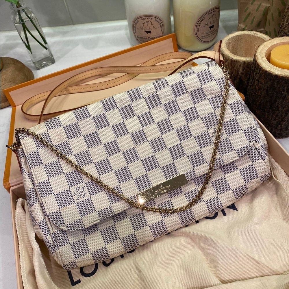 LV Damier Azur Favorite MM